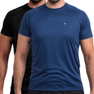 Kit 2 Camisetas Dry Sandrini Manga Curta Treino UV