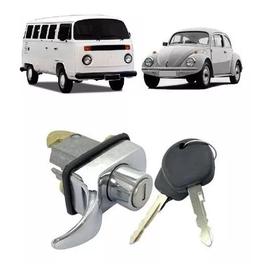 Maçaneta Fechadura Tampa Traseira Motor Fusca e Kombi até 96 Cromada em Oferta na Shopee