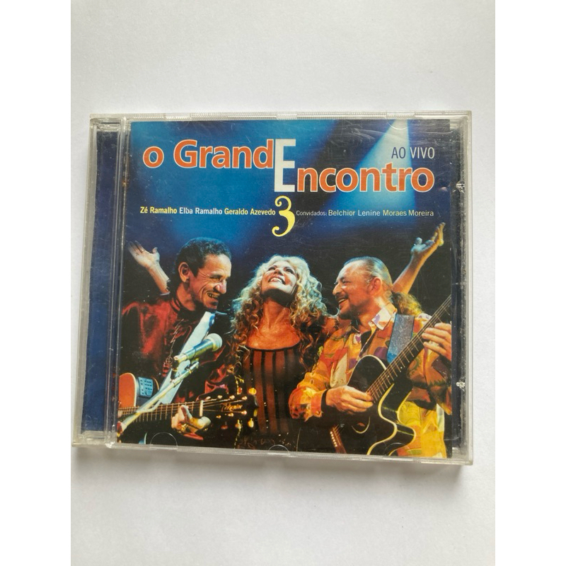 CD: O grande encontro 3 ao vivo - Zé Ramalho, Elba Ramalho e Geraldo Azevedo - GF1