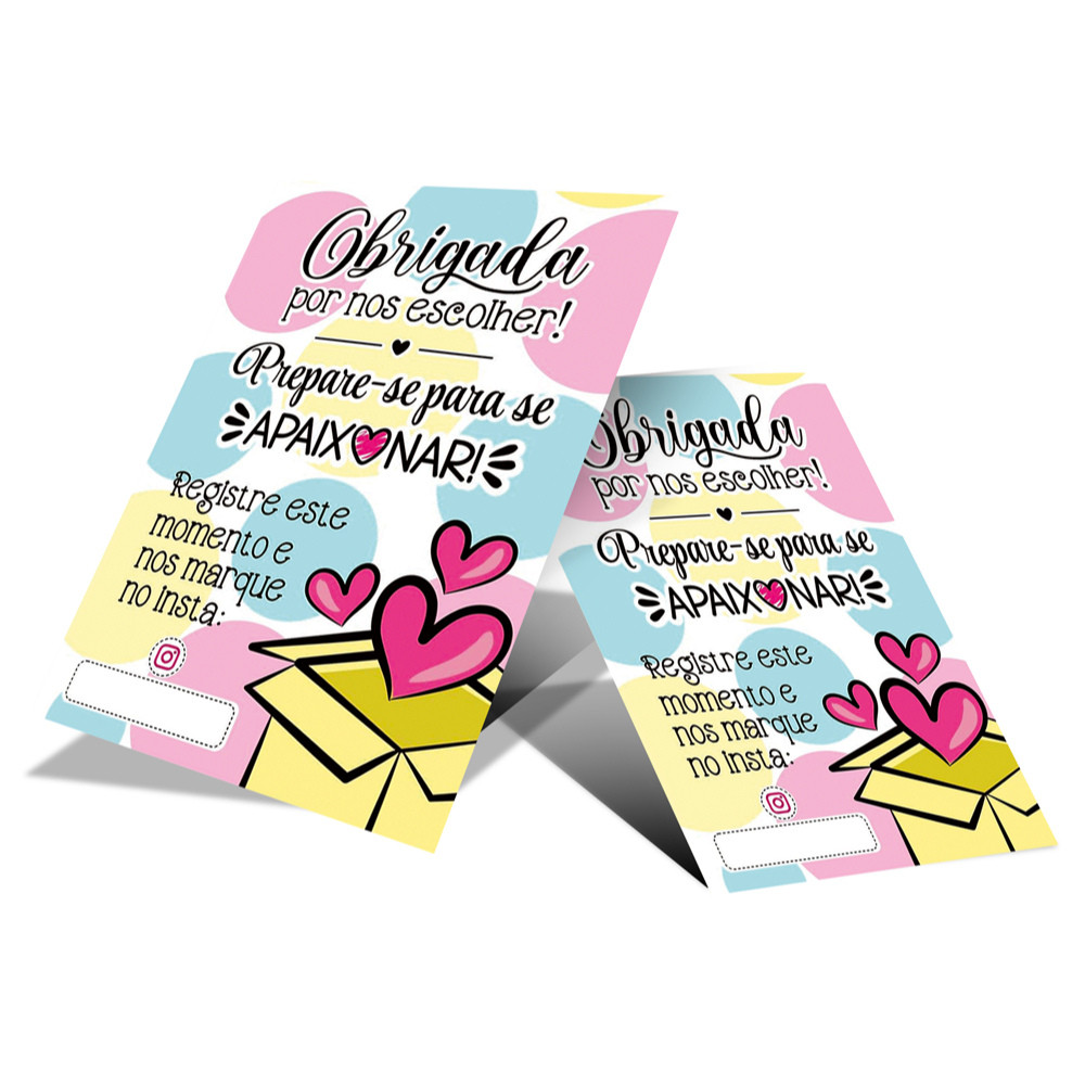 Carta Agradecimento Ao Cliente 10x14cm - Tipo Flyer - Alta Resolução