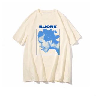 Camiseta Bjork cantora banda alternativa indie blusa feminina masculina camisa em Oferta na Shopee