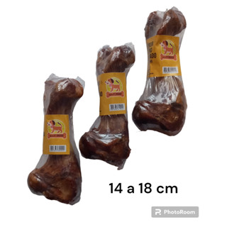 Kit 3 Ossos Defumado Cães Raças Pequenas Femur Suino