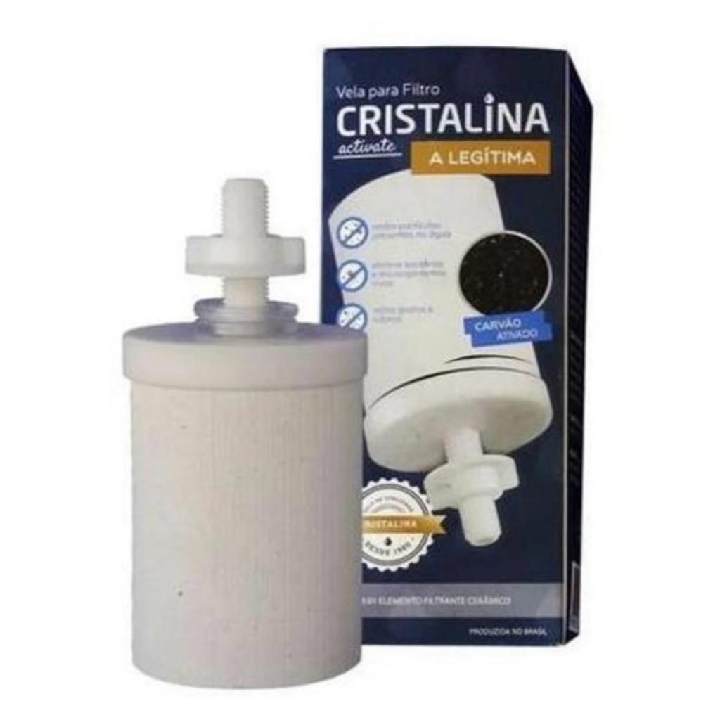 Vela Refil Para Filtro De Barro Cristalina Com Carvão Ativado Original em Oferta na Shopee