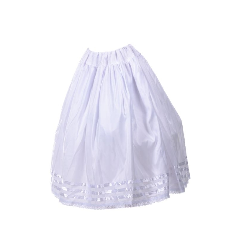 saia branca com fitas de cetim branca umbanda candomblé em Oferta na Shopee