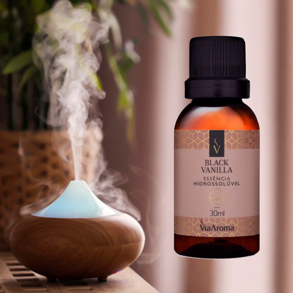 Black Vanilla Essência Original e Mais Vendida - 30ml, Envio Imediato! Via Aroma.