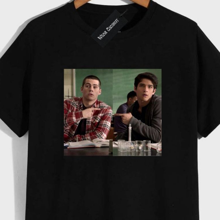 Camiseta Stiles e Scott camisas da serie Scott McCall e Stiles Stilinski  teen wolf