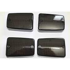 Lentes Pisca Seta Moto Honda Cg Today Titan125 83 À 99 Fume 4 peças