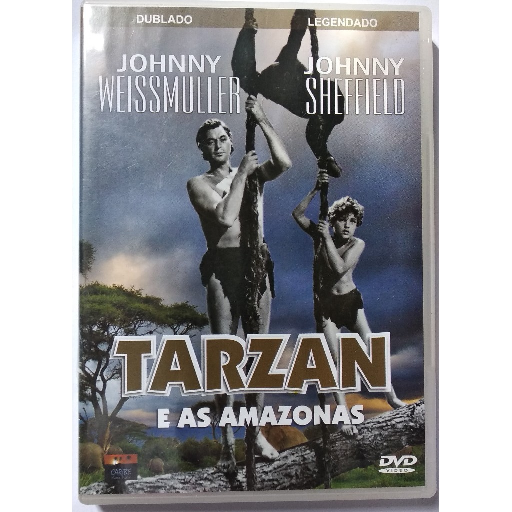 Dvd Tarzan E As Amazonas Com Johnny Weissmuller