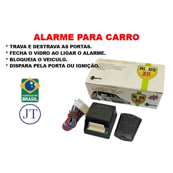 ALARME CARRO UNIVERSAL LOOK OUT AL 05XR COM CONTROLE em Oferta na Shopee