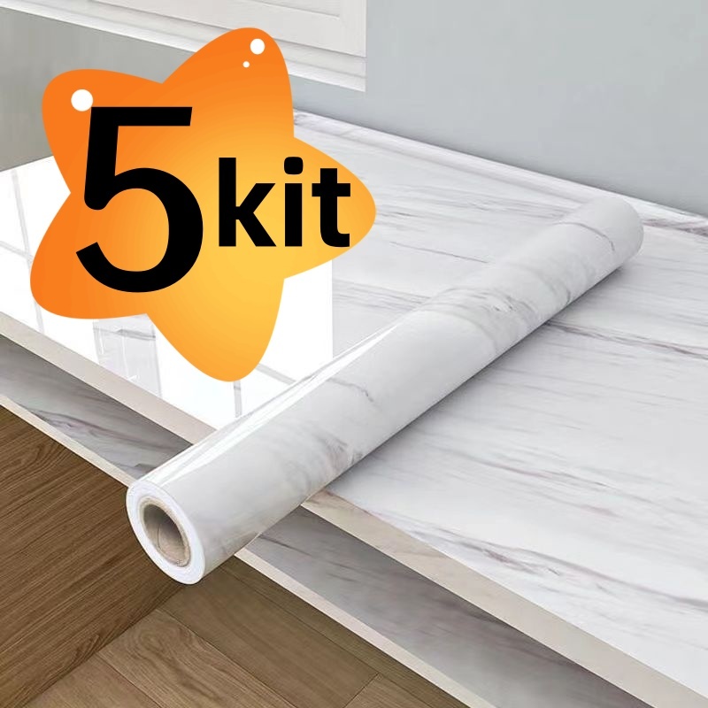 5 KIT Resistente a Agua/Óleo/Fogo/Alta Temperatura Novo  Marmore Lavavel 2024 Papel De Parede Painel Autoadesivo promoção das vendas