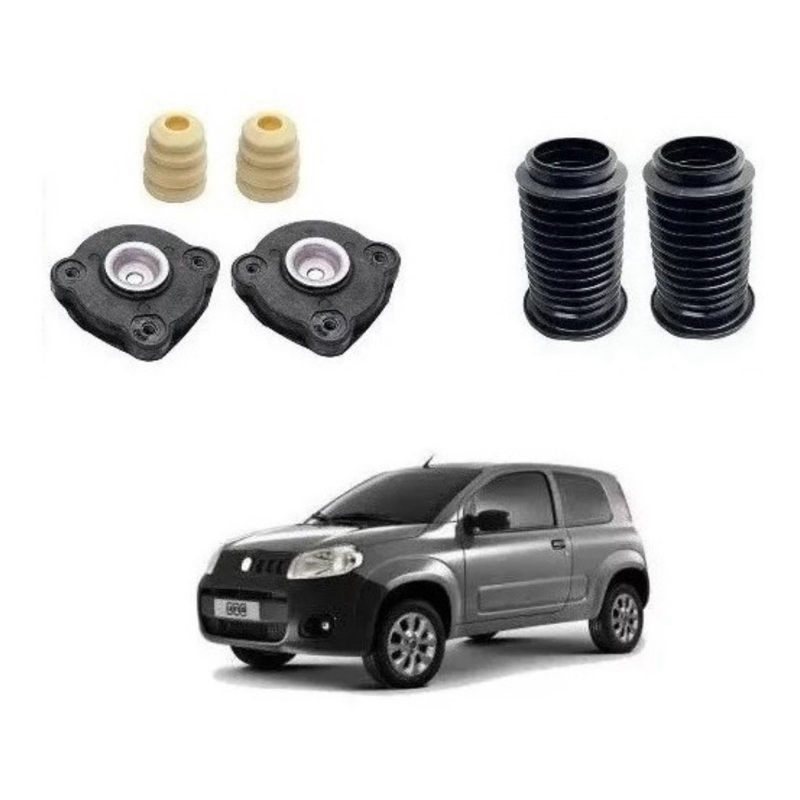 Kit Batentes Dianteiros Fiat Uno Vivace 2012 2013 2014 2015 em Oferta na Shopee