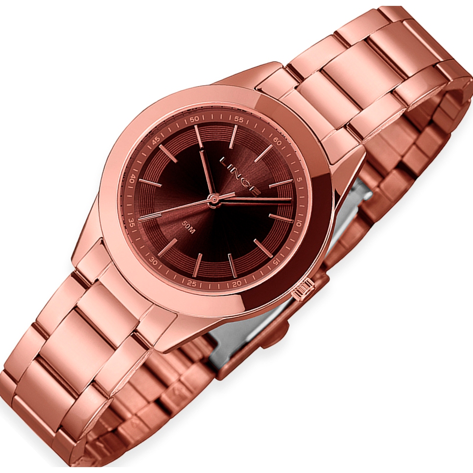 RELÓGIO LINCE FEMININO ROSE GOLD  LRR4745L M1RX
