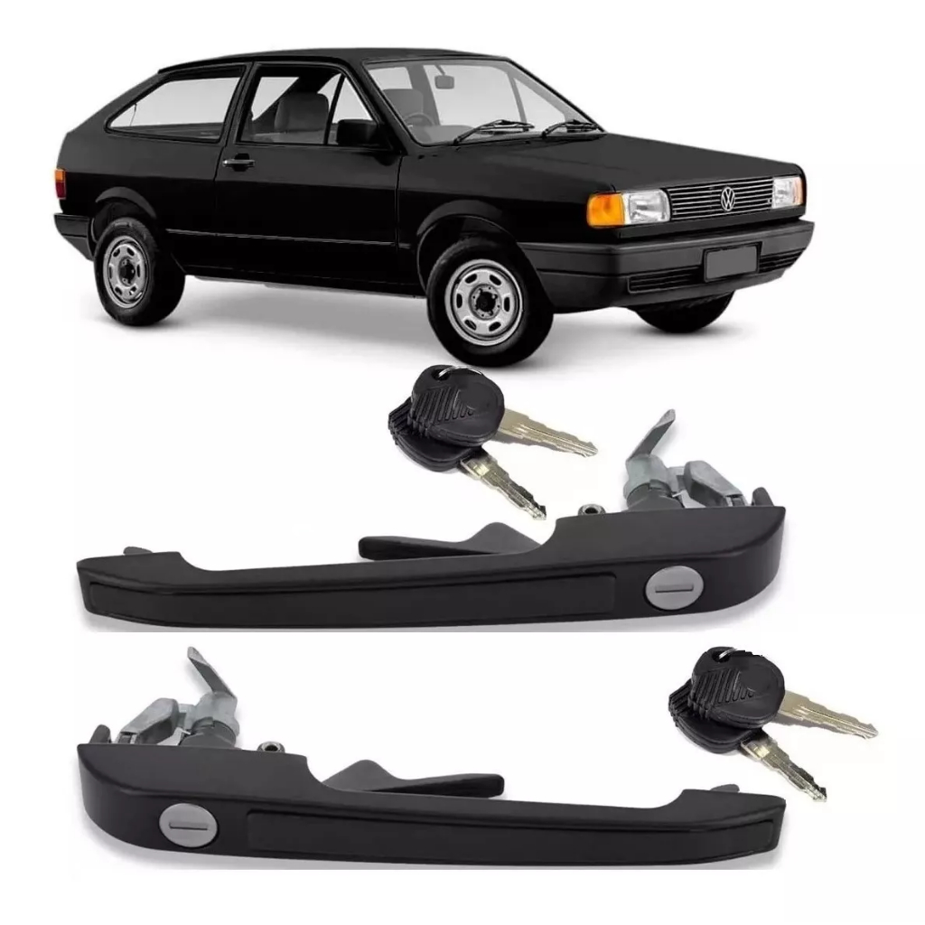 Par Maçaneta Externa Gol Voyage Parati Saveiro 87 A 95 Quadrado em Oferta na Shopee