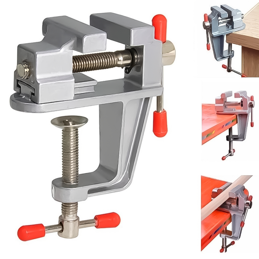 Mini Morsa De Bancada Torno Mesa Portátil Profissional Fixa Peça Serralheira Marcenaria Profissional