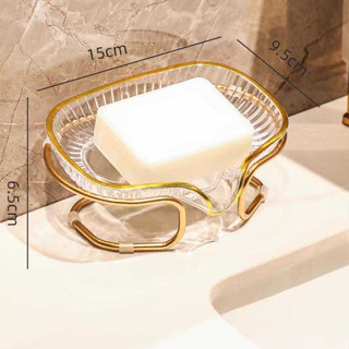 Porta sabonete para banheiro lavabo suporte de sabonete em barra anti respingo