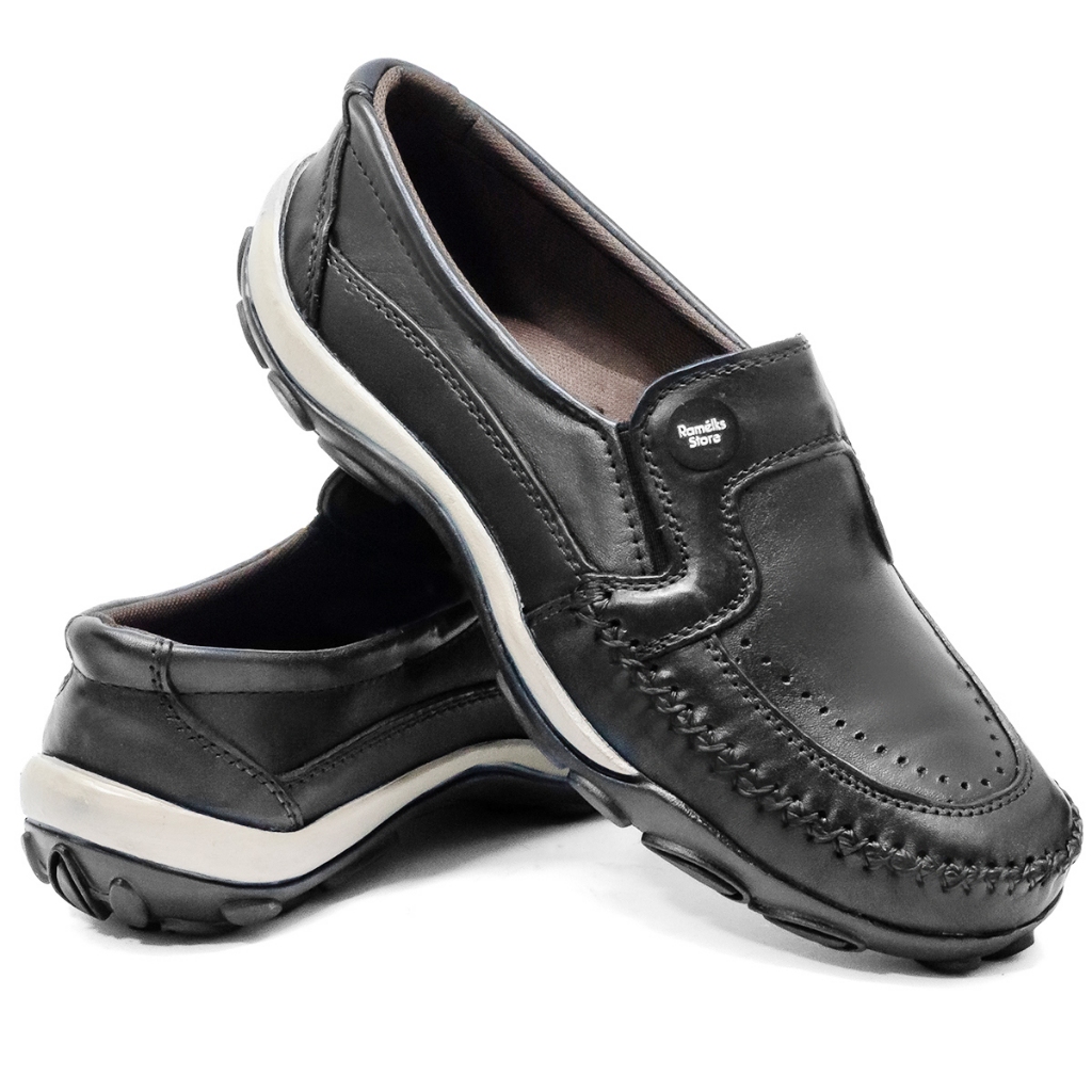 Sapatilha Mocassim Masculina toda em Couro Légítimo - 2020