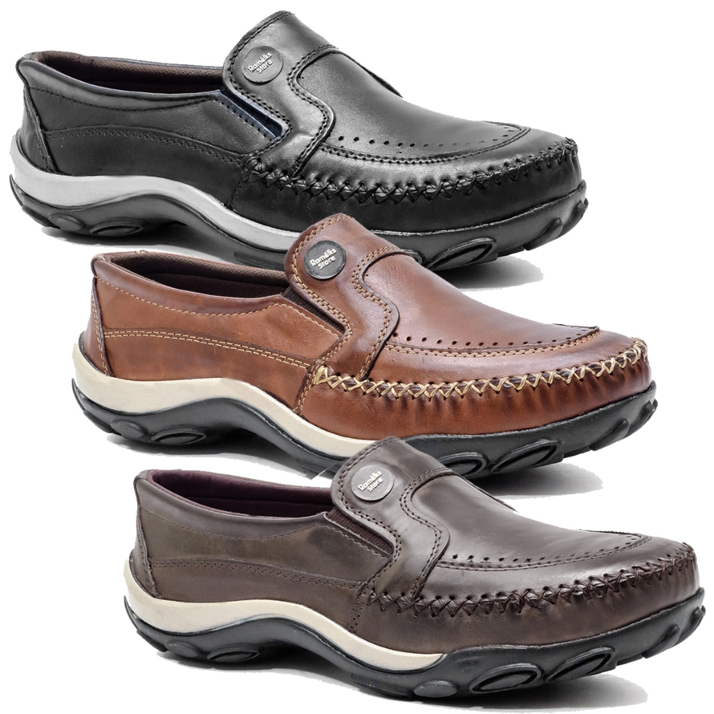 Kit 3 Pares Sapatilha Mocassim Masculino Couro Legítimo 2020