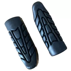 Par Estribo Pedaleira Borracha Honda Cg Titan Start Fan 160