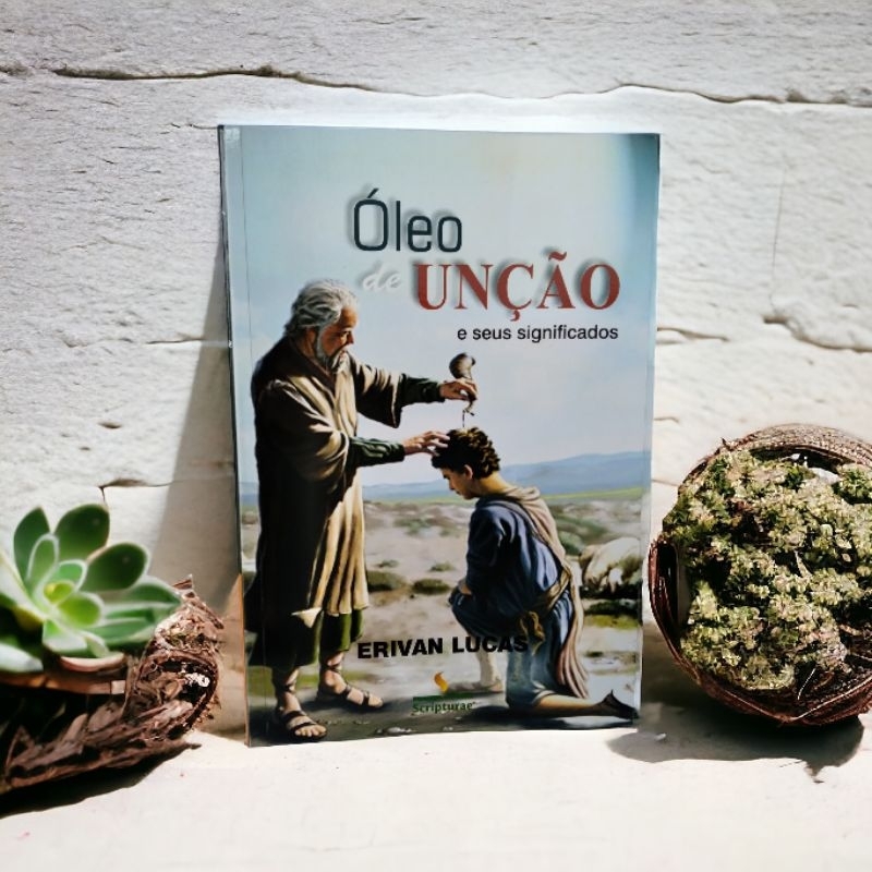 Livro  óleo de unção e seus significados lembrancinhas evangélicas óleo unção