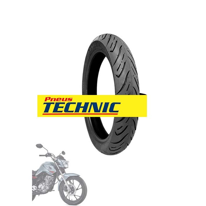 Pneu Dianteiro 2.75 -18 Sport R Uso Sem Câmara Technic Fan/Titan 125/150/160 em Oferta na Shopee