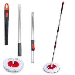 Cabo Mop Giratório Completo Com 140 Cm - Mazzal