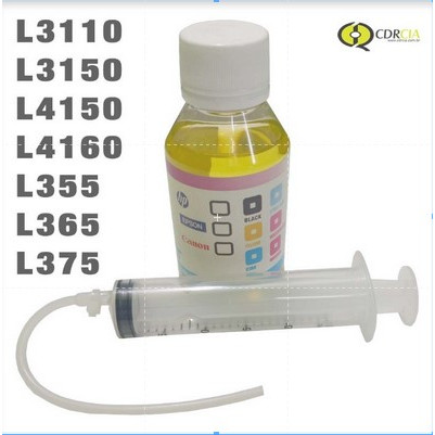 Kit Solução de Limpeza e Seringa Com Mangueira Para Desentupir Cabeça de Impressão de Impressoras Epson... em Oferta na Shopee