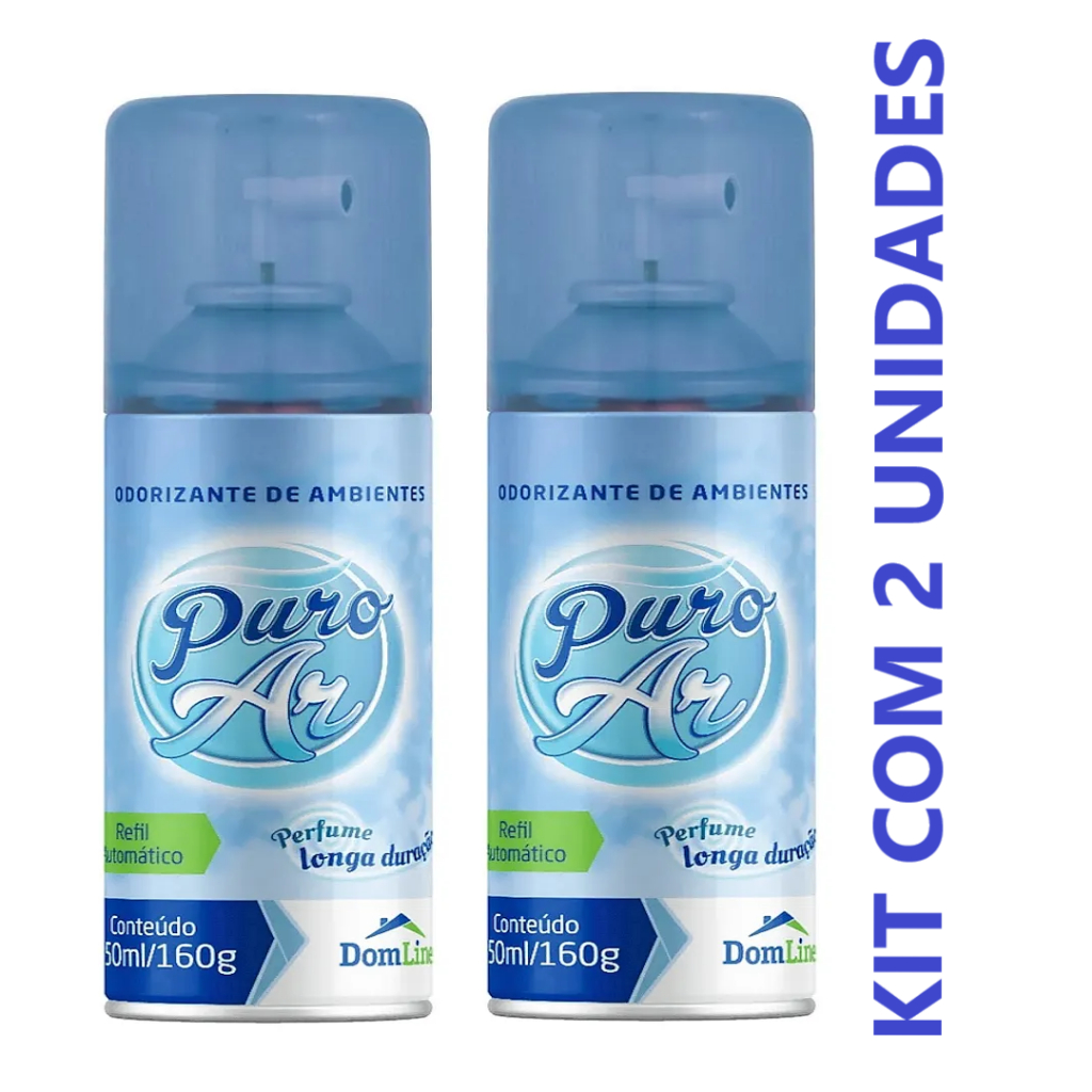 Kit 2 Refil Aparelho Automático Puro Ar 250ml compatível com Glade e Bom Ar em Oferta na Shopee