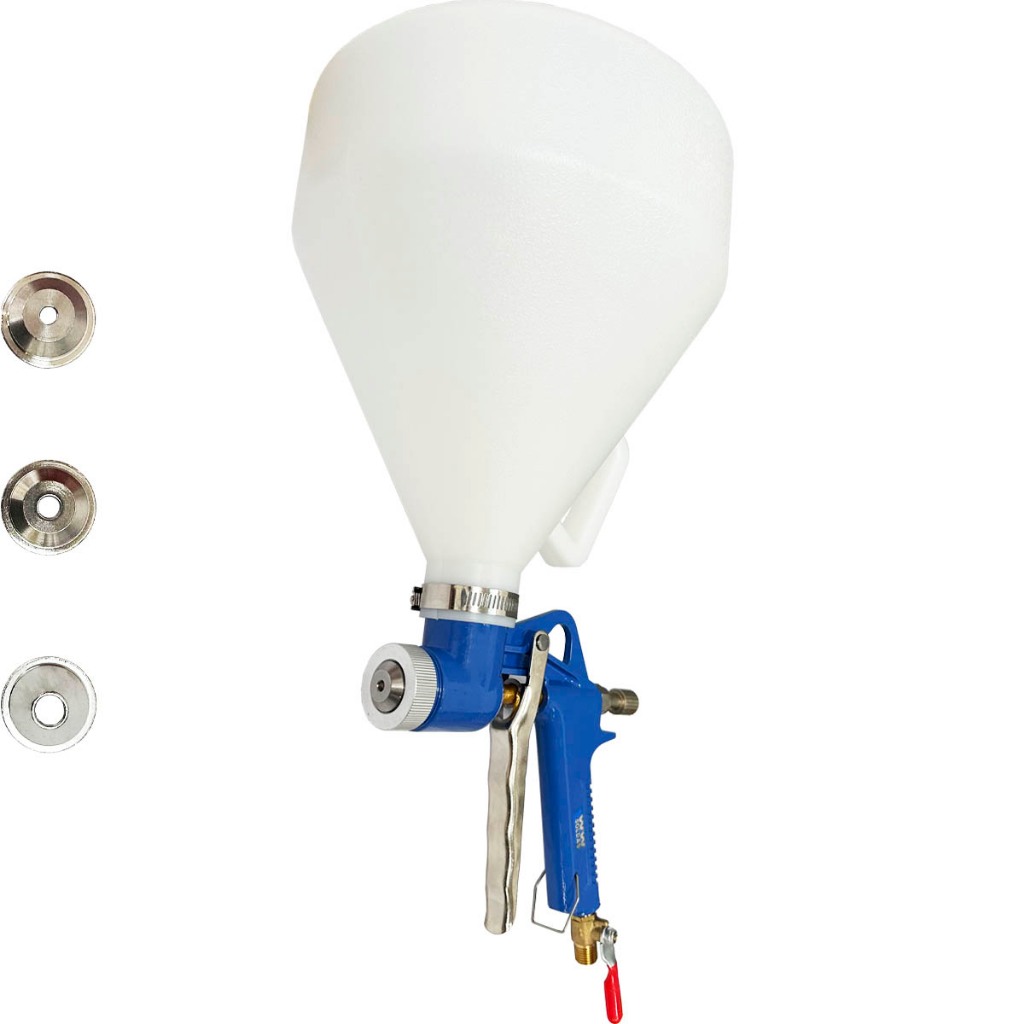 Aplicador De Textura E Chapisco Com 3 Bicos E Funil 5 Litros em Oferta na Shopee