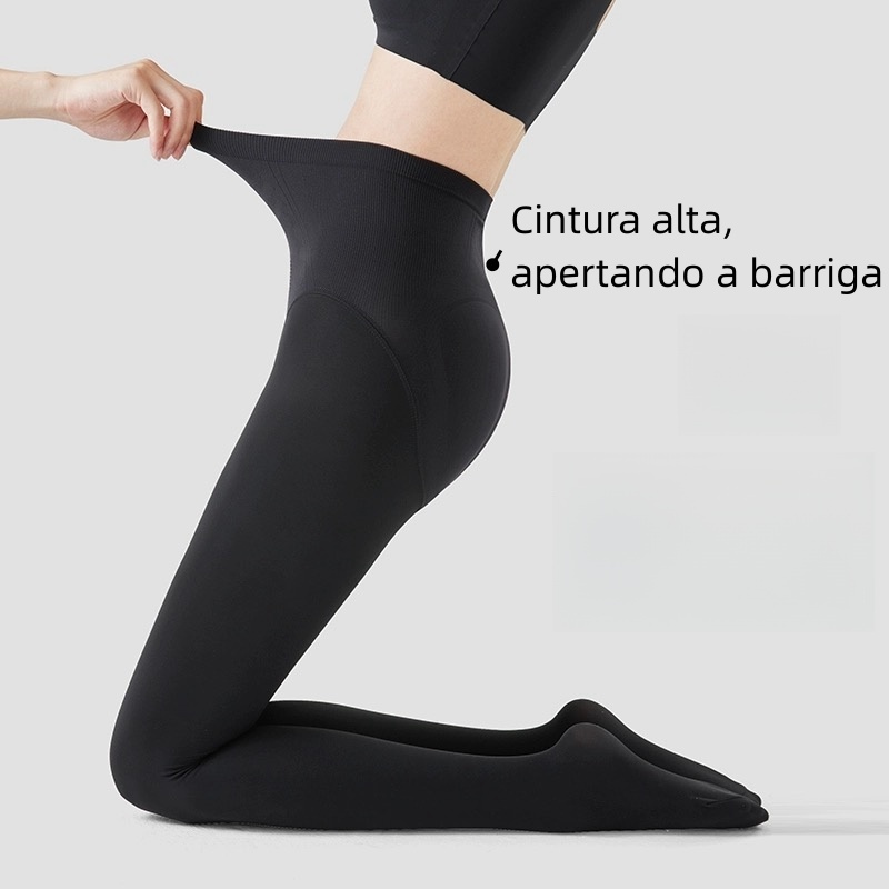 Meia Calça compressão Fio 120/200/280 Feminina Opaca Adulto Básica com pé