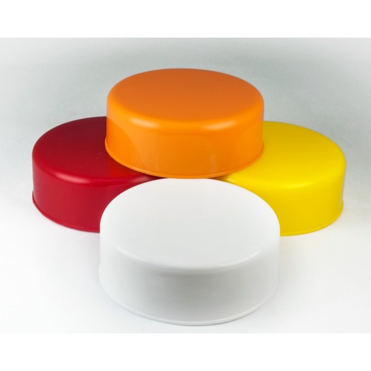 30 Tampa Plastica Alta Vidro Pote Palmito, Azeitona 63mm