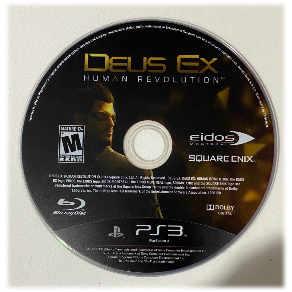 Jogo Deus Ex - Human Revolution - Ps3 - Midia Fisica