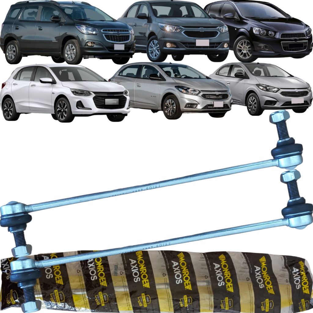 Par de Bieleta Dianteira Axios Cobalt Onix Prisma Sonic Spin em Oferta na Shopee