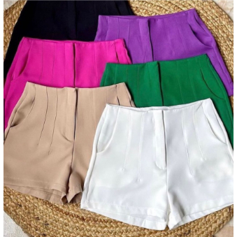 SHORT ALFAIATARIA FEMININO ZARA DIRETO DA FABRICA PROMOÇAO