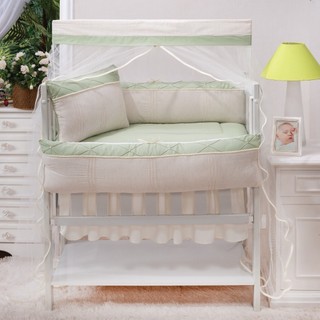 KIT ENXOVAL PARA MINI BERÇO MADRI VERDE DELICADO NEUTRO em Oferta na Shopee