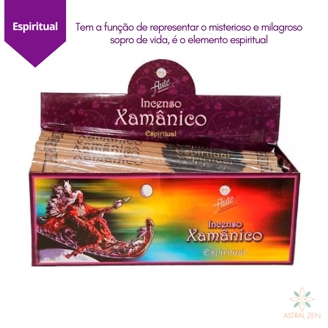 Incenso Xamânico Flute Espiritual - Kit com 4 Iguais ou Variados em Oferta na Shopee