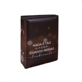 Álbum fotográfico LEMBRANÇAS 100 fotos 10x15 Preto Viagens Família Fotografia em Oferta na Shopee