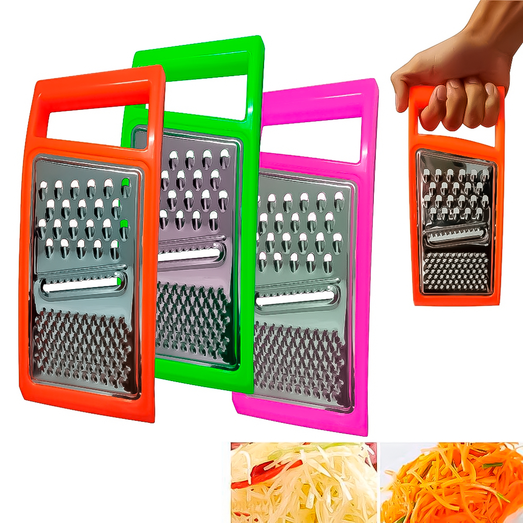 Ralador 1 Faces Inox Com Alca  Queijos Nozes Legumes Sortido em Oferta na Shopee