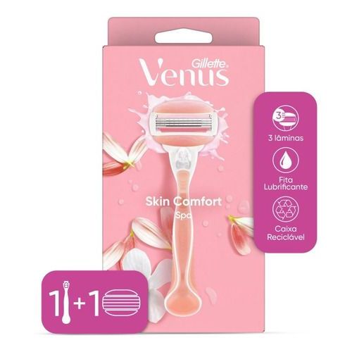 Aparelho de Depilar Gillette Venus Skin Comfort Spa Original + Nota fiscal em Oferta na Shopee