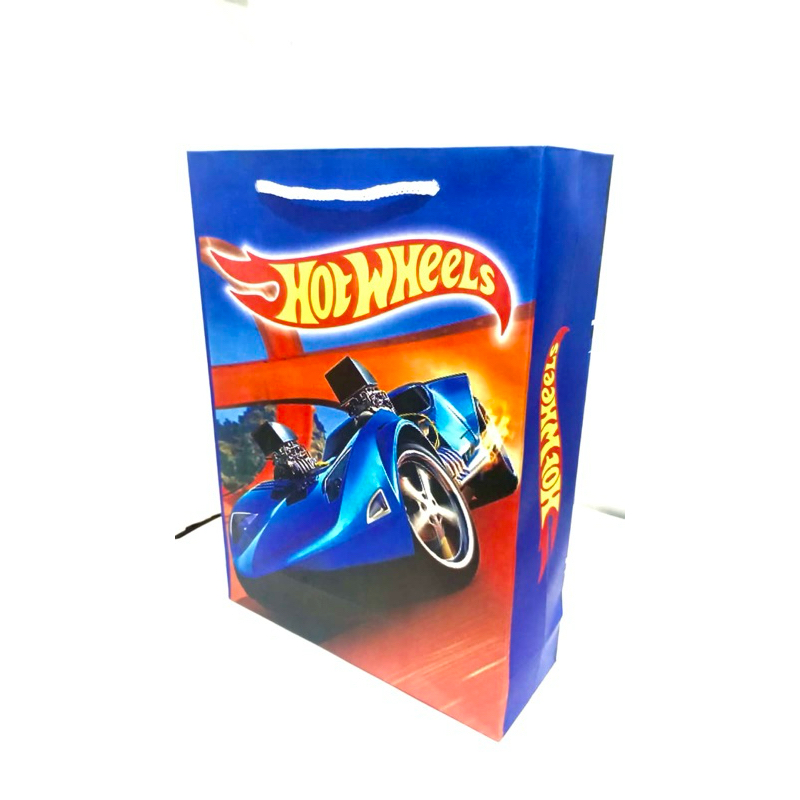 10/30/40/50 unidades de sacolas Hot Wheels as sacolas já vão prontas para uso, medida 24x17cm