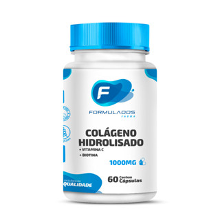 Colageno Hidrolisado 1000mg com Vitamina C + Biotina - 60 comprimidos Fórmula Concentrada em Oferta na Shopee