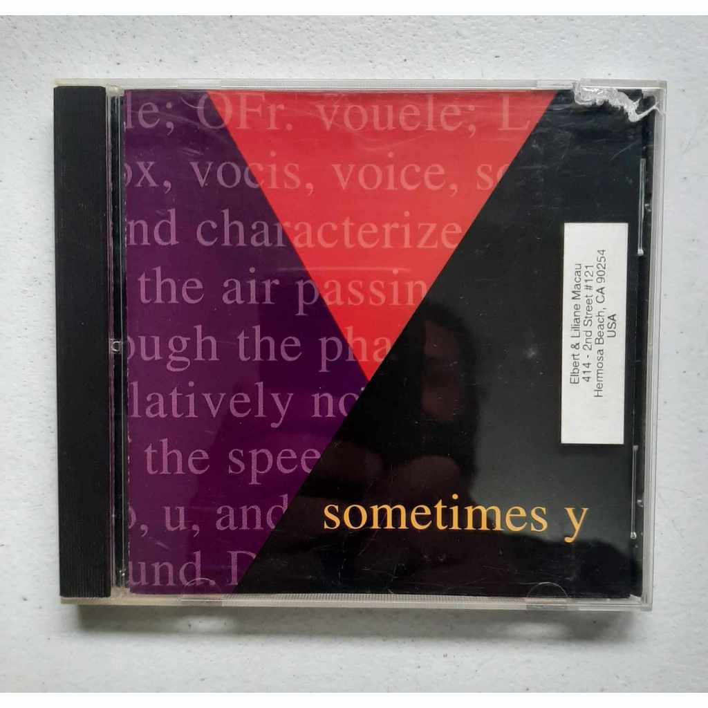 CD Sometimes Y - projeto smoothie jazz fusion de Nick Manson Andy Suzuki Lennie Moore - 1991 - Importado EUA Raro