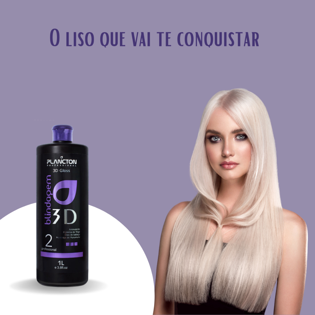 Escova Gloss Progressiva Blindagem Dinâmica 3d Plancton