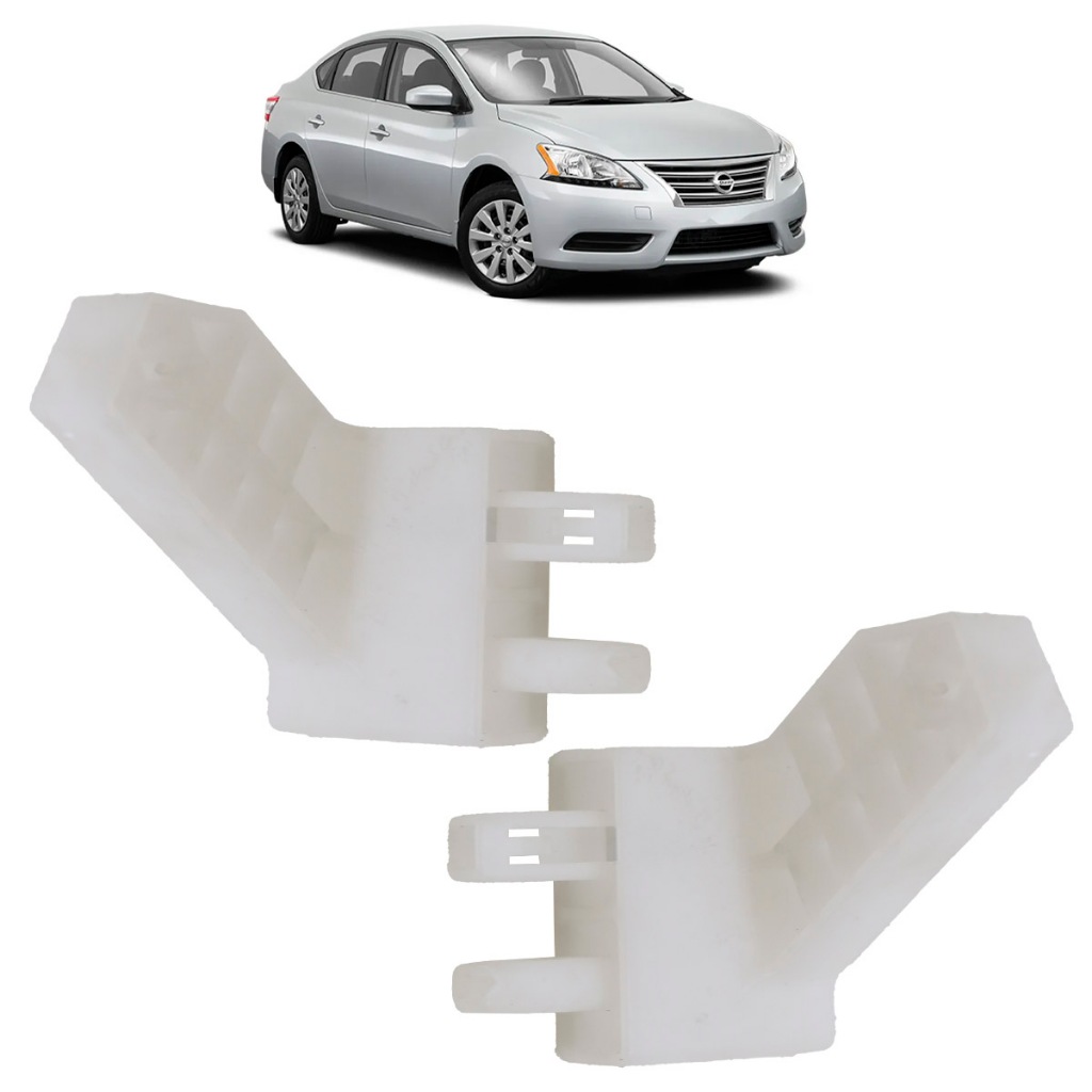 Par Suporte Farol Dianteiro Sentra 2014 2015 2016 Branco em Oferta na Shopee