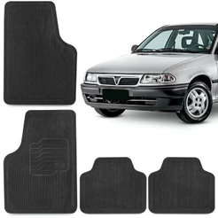 Jogo Tapete Astra 94 95 Meriva Automotivos Kit PVC 4 Peças Preto Carro Conjunto Chevrolet