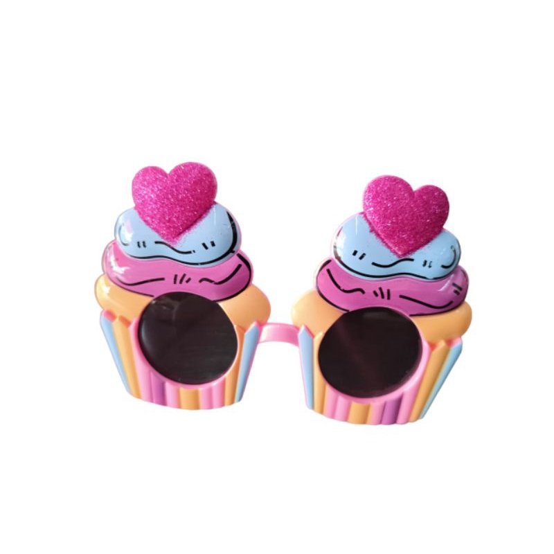 óculos de sol infantil formato bolinho cupcake meninas