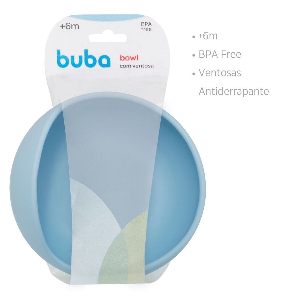 Bowl em Silicone com Ventosa Buba 350ml: Fixação Segura para Refeições Práticas Autoalimentação Bebe em Oferta na Shopee