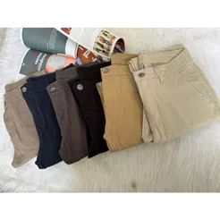 Calça Preta De Sarja Masculina Com Elastano Bolso Faca / Embutido Alfaitaria