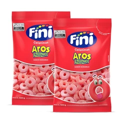 Kit 1kg de Aros de Morango - Fini