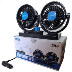 Ventilador Automotivo 12V KNUP KOMBI VAN MOTORHOME KOMBIHOME Caminhão 2 Velocidades Silencioso Forte