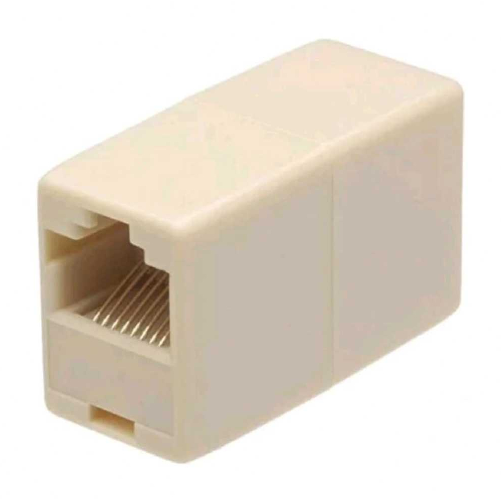 EMENDA RJ45 CAO DE REDE FEMEA X FEMEA EXTENSÃO CABO DE REDE 8 VIAS